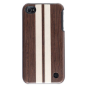 Coque pour iPhone 4/4S en polycarbonate habillé de bois véritable