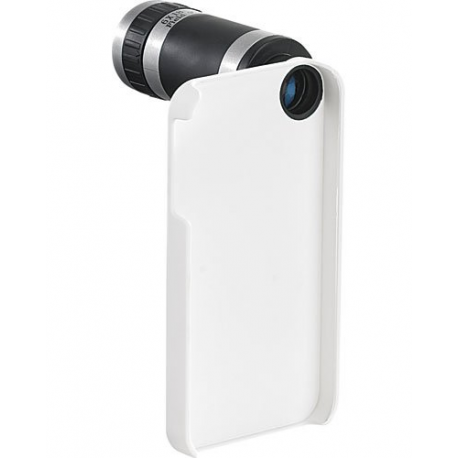 Téléobjectif pour iPhone 4 / 4S - Zoom optique x6 - Blanc