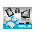 Sortie vidéo HDMI 720P et 1080P pour IPhone et iPad - Prise Dock