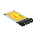 Carte PCMCIA 2 ports eSATA 1,5 Gb/s - DeLock 61618