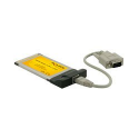 Carte contrôleur PCMCIA + Adaptateur série RS-232 - DeLock 61603