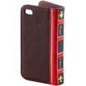 Housse de protection pour téléphone en forme de livre ancien pour iPhone 5 / 5S