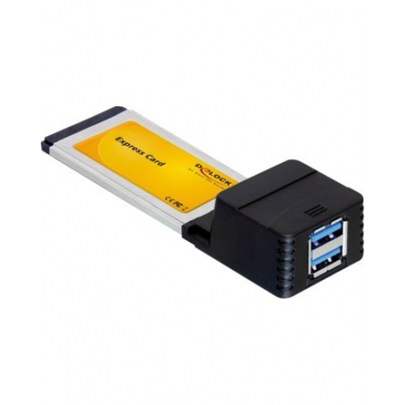 Carte express 34 mm 2 ports USB 3.0 - DeLock 66227