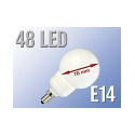 Ampoule 48 LED E14 blanc chaud