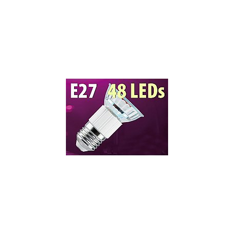 Ampoule 48 LED E27 vert