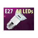 Ampoule 48 LED E27 bleu