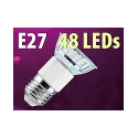 Ampoule 48 LED E27 rouge