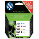 Pack de 4 cartouches originales HP SD534EE N°364