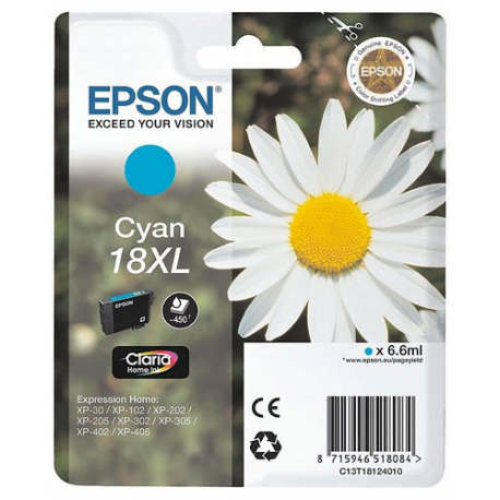 Cartouche originale Epson "T181240" cyan XL