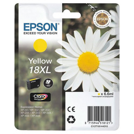 Cartouche originale Epson "T181440" jaune XL