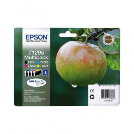 Cartouches originales Epson "T129540" Pack couleur + noir