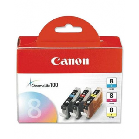 Pack cartouches originales Canon "Cli8" couleur