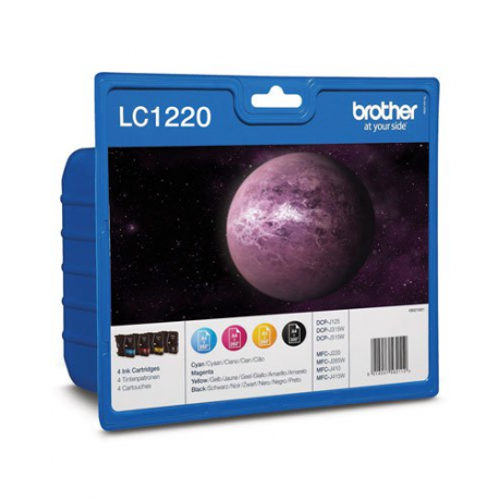 Pack de 4 cartouches originales Brother LC1220