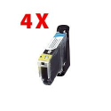 4 Cartouches - Color compatibles Canon PIXMA 4200 / 4300 / MP / MX etc. - Noir Photo avec puce