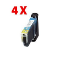 4 Cartouches - Color compatibles Canon PIXMA IP 3300 / 3500 / MP / MX etc. - Cyan avec puce