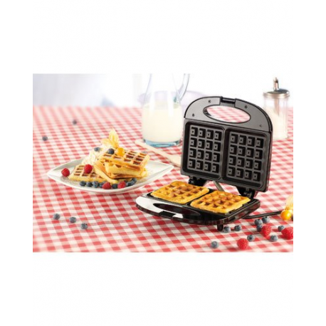 Gaufrier Moule pour 2 gaufres avec surfaces de cuisson antiadhésives