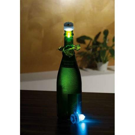 Bouchon pour bouteille avec fil de 103 cm, 20 lumières LED à