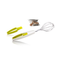 Fouet de cuisine avec pinceau en silicone intégré