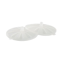 2 Couvercles universels en silicone pour bocaux ou pots