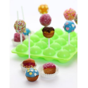 Moule à cake pop en silicone ultrarésistant