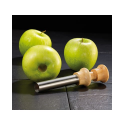 Couteau vide pomme / poire en acier inoxydable et bois