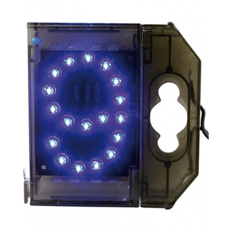 Chiffre lumineuse LED Nombre - Signalisation - ''9'' bleu