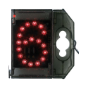 Chiffre lumineuse LED Nombre - Signalisation - ''6'' rouge