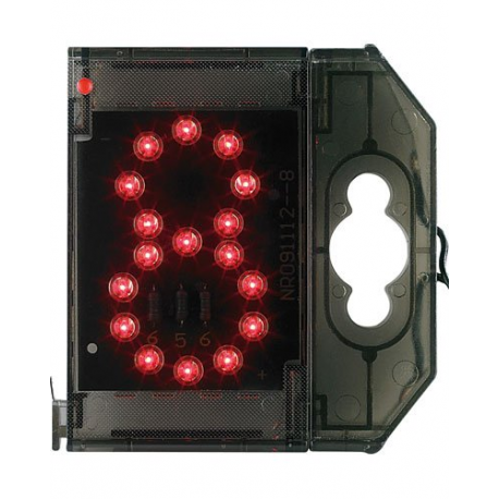 Chiffre lumineuse LED Nombre - Signalisation - ''8'' rouge