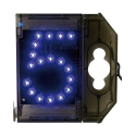 Chiffre lumineuse LED Nombre - Signalisation - ''5'' bleu