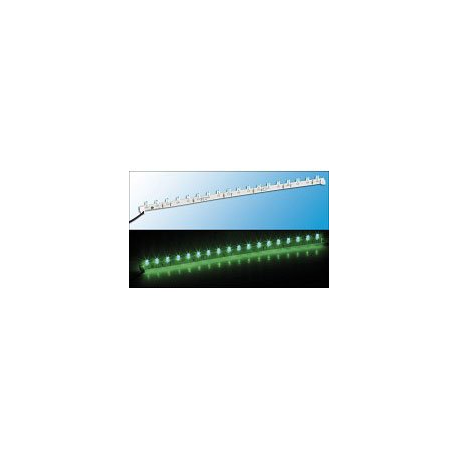 6 lignes de 18 LED modulable et découpable - Vert