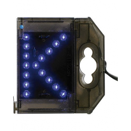 Lettre lumineuse LED - Signalisation - K bleu