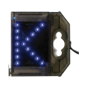 Lettre lumineuse LED - Signalisation - K bleu