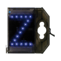 Lettre lumineuse LED - Signalisation - Z bleu