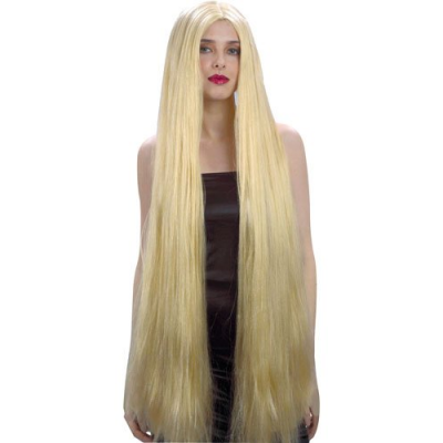 perruque blonde longue femme