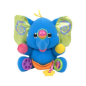 Peluche éléphanteau interactive avec hochet et klaxon - Playskool