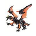 Transformers Robot Dragon Orange et Noir - Hasbro