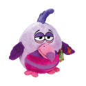 Peluche Kookoo Birds - Violet et rose - 30 cm