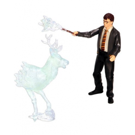 Figurine Harry Potter avec un patronus - l'Ordre du Phénix - 10 cm