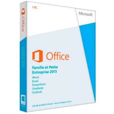 Logiciel Office 2013 Famille et petite entreprise - Microsoft