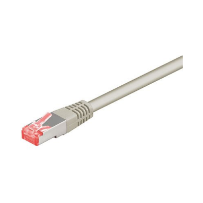 Câble réseau Cat.6e RJ45 paire torsadée S/FTP - Gris - 10 m