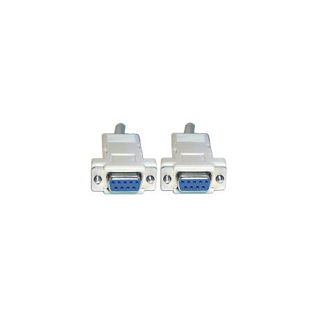 Câble null modem avec 2 connecteurs Sub-d 9 broches - 2 m