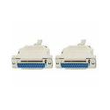 Câble null modem avec 2 connecteurs Sub-d 25 broches - 3 m