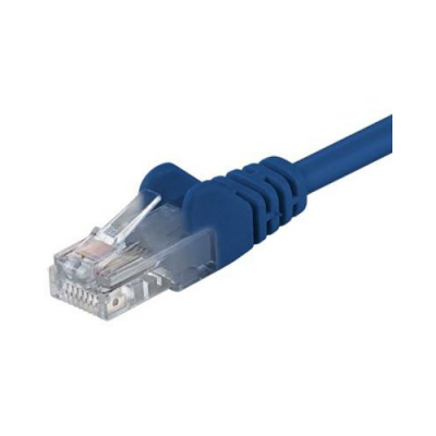 Câble réseau Cat.5e RJ45 U/UTP Bleu - 1,5 m