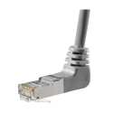 Câble réseau blindé Cat.5e RJ45 F/UTP coudé Haut - 0,3 m