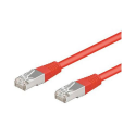 Câble réseau blindé Cat.5e RJ45 U/FTP - Rouge - 3 m