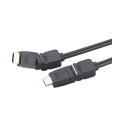 Câble HDMI avec connecteurs articulé 360° - 5 m