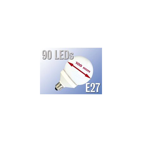 Ampoule globe 90 LED E27 blanc froid