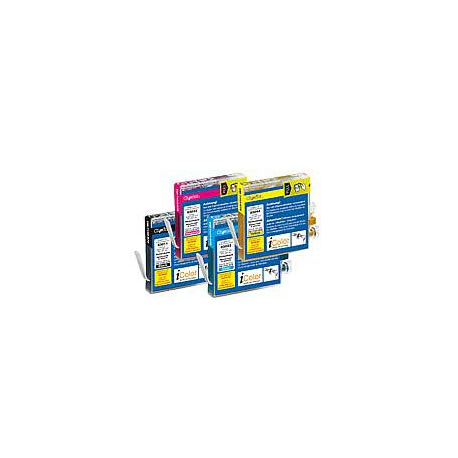 Pack 4 Réservoirs Cliprint - Color pour LC980/1100 (N/C/M/J)