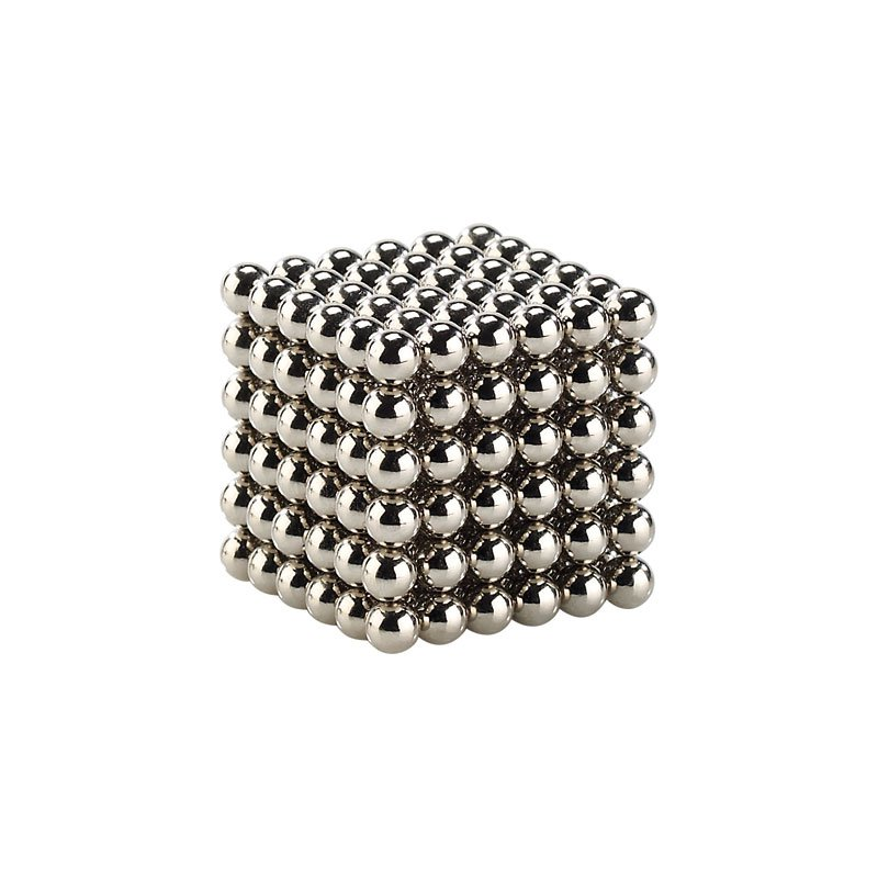 Neocube Noir Ø 5mm Billes magnétiques en néodyme, 216 pieces