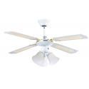 Ventilateur de plafond en bois 105 cm plafonnier intégré